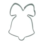 Cookie cutter Bell with bow