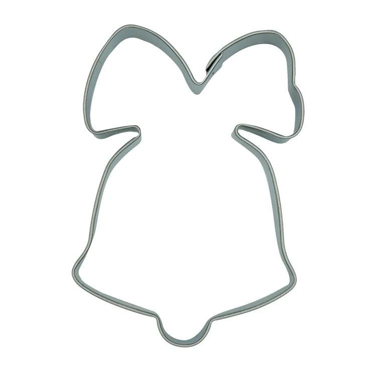 063 Cookie cutter Bell with bow - Image 1
