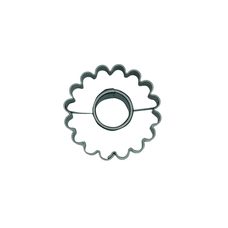 Ausstechform Gezackter Kreis mit Kreis – Bild 1