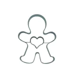 Ausstechform Lebkuchenmanm mit Herzen