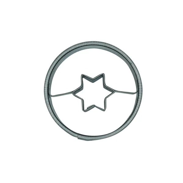 Emporte-pièce Rond avec étoile