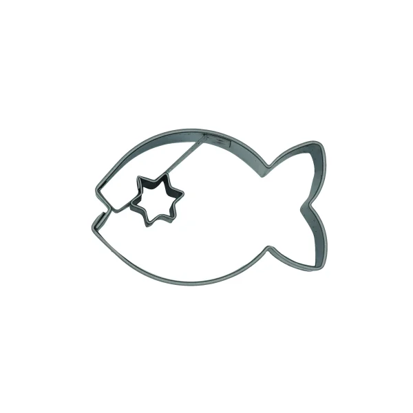 Emporte-pièce Poisson avec étoile