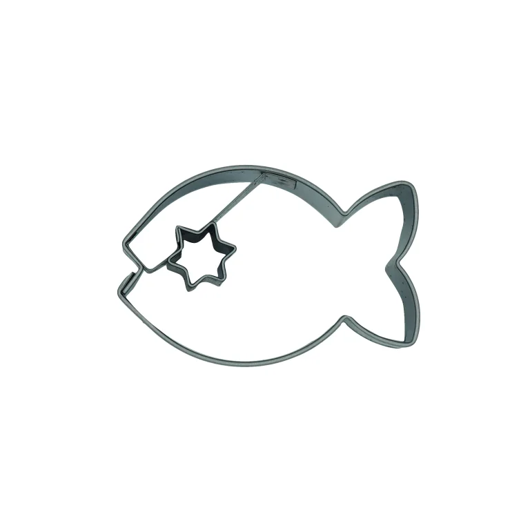 Ausstechform Fisch mit Stern – Bild 1