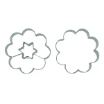 Linzer Ausstechformen Set  Blume gross mit Stern + Blume gross
