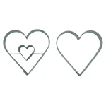 Linzer cookie cutters set Heart medium