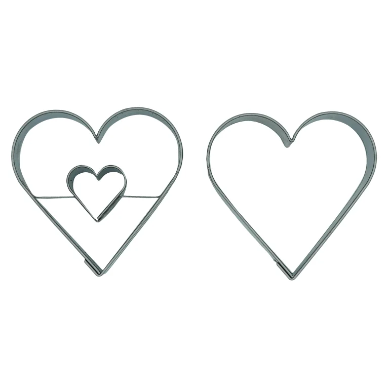 139A Linzer cookie cutters set Heart medium - Image 1