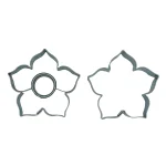 Linzer cookie cutters set Lily small