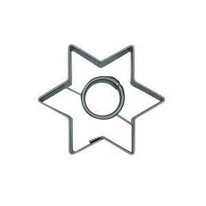 Ausstechform Stern klein mit Kreis