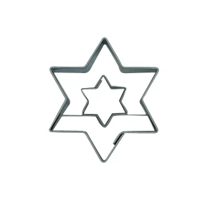 Ausstechform Stern klein mit Stern