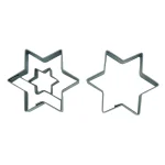 Linzer Ausstechformen Set Stern klein mit Stern + Stern klein
