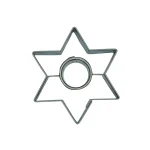 Ausstechform Stern mittel mit Kreis