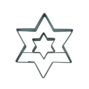 Ausstechform Stern mittel mit großem Stern