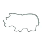 Ausstechform Nashorn
