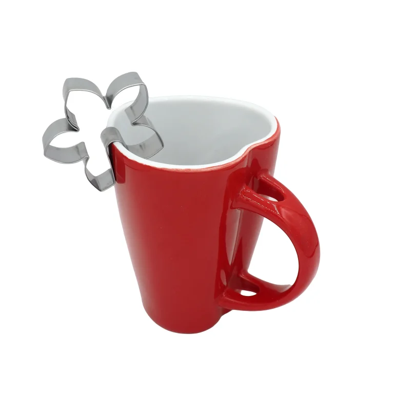 Ausstechform Lilie - auf Tasse – Bild 1