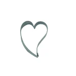 Cookie cutter Heart slanted – medium