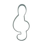 Ausstechform Violinschlüssel