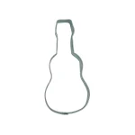 Ausstechform Gitarre