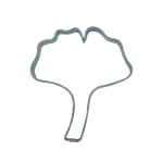 Ausstechform Gingkoblatt