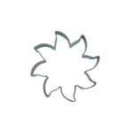 Ausstechform Sonne – mittel