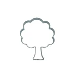 Ausstechform Baum