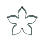 Ausstechform Blume Clematis