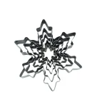 Ausstechform Schneeflocke Set 5 Stk.