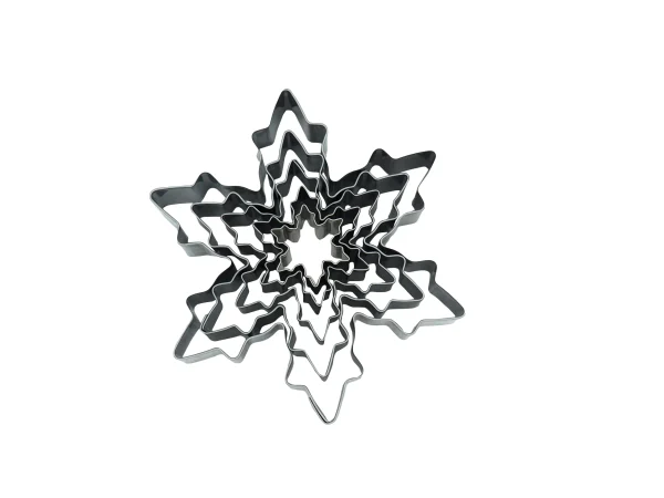 Emporte-pièces Flocon de neige - set de 5 pieces