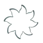 Cookie cutter Sun – large
