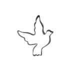 Cookie cutter Dove mini I