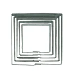 Ausstechform Viereck – 5 Stück Set