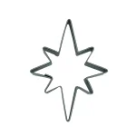 Cookie cutter Star spiky – small