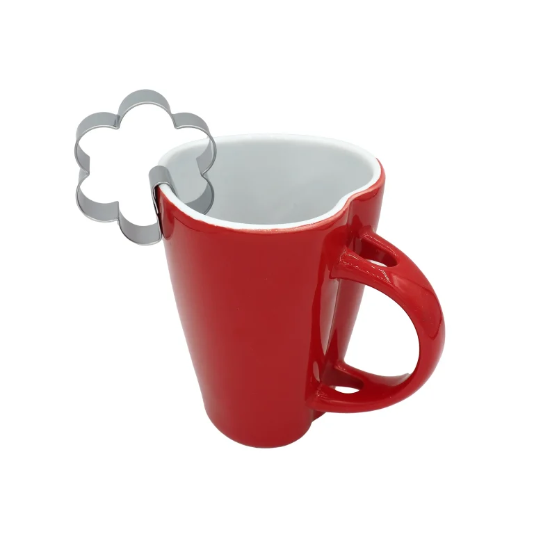 Ausstechform  Blume II - auf Tasse – Bild 1