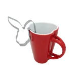 Ausstechform Hasenkopf – auf Tasse