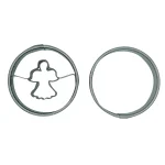 Linzer Ausstechformen Set Kreis III mit Engel + Kreis III