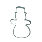 Cookie cutter Snowman III
