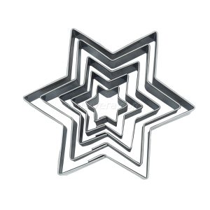Ausstechformen Stern – 5 Stück Set