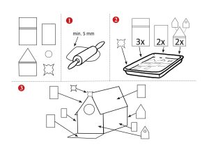 Ausstechform Lebkuchenhaus "Hänsel und Gretel" 3D – Bild 2