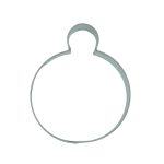 Cookie cutter Christmas ball I